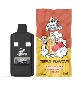 Buy Ghost Vape – Watermelon Z / Peanut Butter Breath – 2000mg (1g/ 1g ) THC VAPE